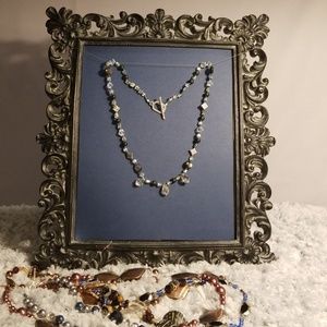 Handstrung Teardrop Sparkle Necklace